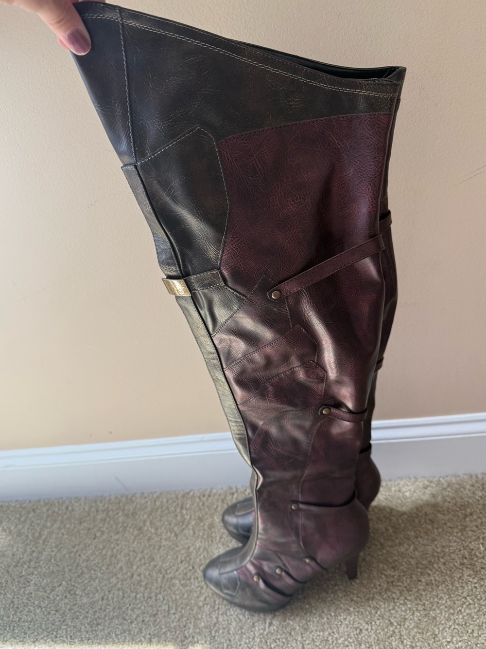 Ellie Costume Wonder Woman boots cosplay superohero Halloween size 9